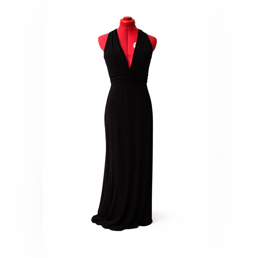Revelry Velvet Black Evening Dress